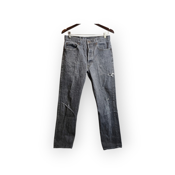 Vintage 1980s Levi’s 501 Jeans – Made in USA – Red Tab 524 Factory - Picture 2 of 9